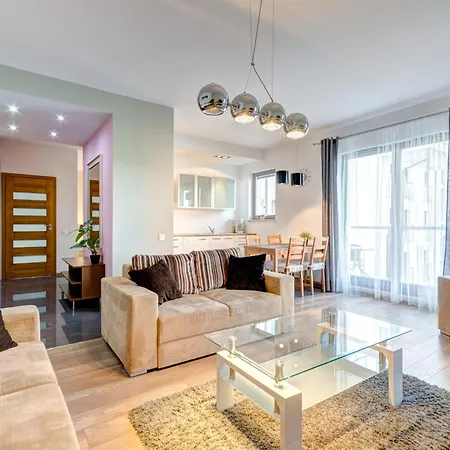 By The River In With Pool, Sauna & Gym By Renters 3* Gdaňsk