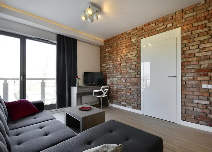 公寓式酒店 By The River In With Pool, Sauna & Gym By Renters 格但斯克