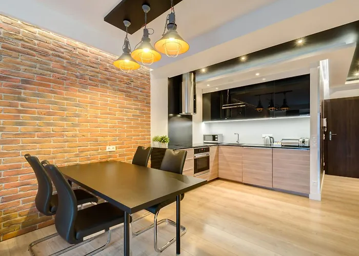 公寓式酒店 By The River In With Pool, Sauna & Gym By Renters 格但斯克